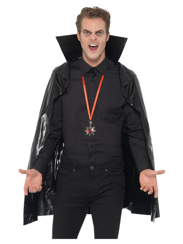 Vampire cape adults black - vampire,