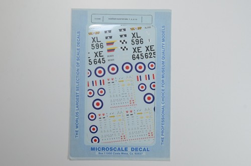 Microscale hawker hunter - microscale, 1/72
