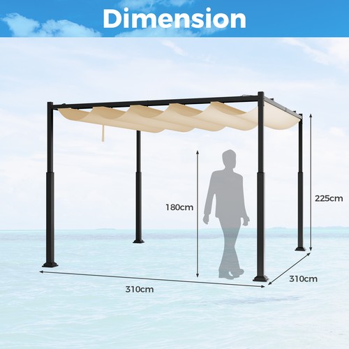 Modern sunshade pavilion grill - sunshade,