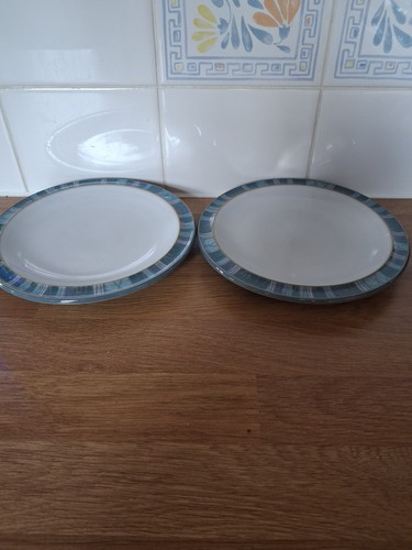 Denby azure coast tea plates - denby,