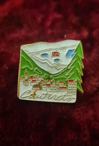 Vintage enamel cauterets - enamel,