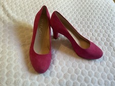 Unisa Fuchsia Pink suede court shoes Eu 36 UK 3