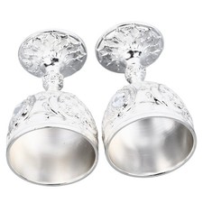 2pcs Vintage Metal Wine Cup