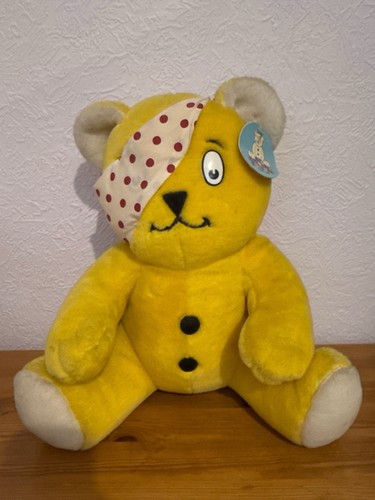 Vintage 1986 pudsey bear - vintage, plush
