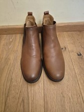 Gabor Brown Leather Ankle