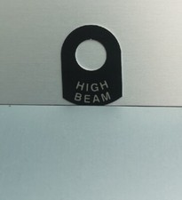 High Beam Land Rover Classic race rally boat kit car lucas switch tag 10mm Hole