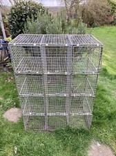 Vintage Galvanised Pigeon Cage