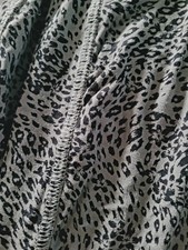 Marks & Spencer size 14 Harem style tapered pants khaki jersey Short (93 cm)