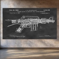 M16 Rifle 1966 Canvas
