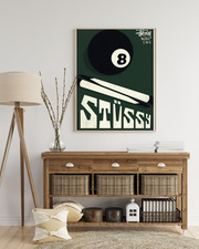 Stussy 8 ball pool poster
