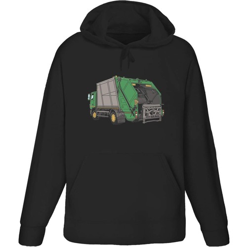 Green refuse lorry - lorry', adult