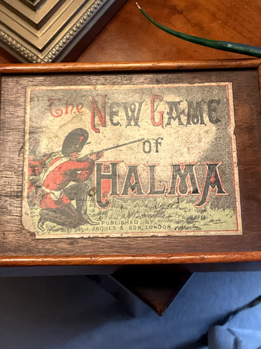 Antique vintage game treen - antique/vintage, game/treen-
