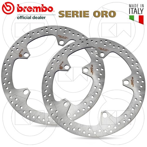 Pair front brake discs - of, 2