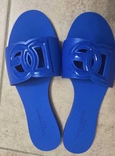 Dolce&Gabbana Blue Logo Slide
