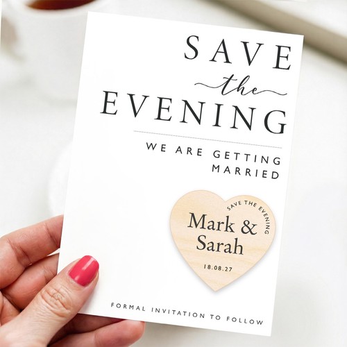 Save the evening - evening, wedding