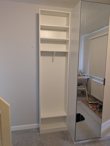 Ikea pax tall shelf - ikea, unit