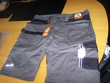 Scruffs Slate work shorts size
