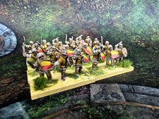 Late Medieval Swordsmen, 15mm metal, 8 bases, 40 x 20mm