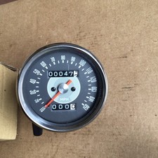 SMITH'S STYLE GREY FACE SPEEDOMETER w TRIP   TRI/BSA 99-0159