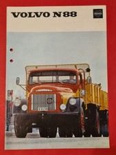 Volvo N88 Range, Original Sales Brochure 1970, French Language