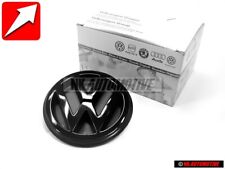 Genuine VW Rear Trunk Boot Badge Emblem Black - 357853601B 041