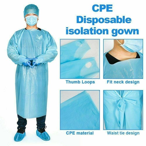 100x disposable isolation - 100x, gown