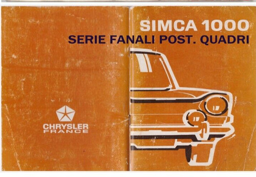 Simca 1000 1961 - 1000, 1961-1968