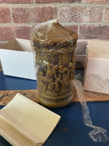 Vintage carved beeswax - vintage,