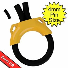 Estim Penis Play 8mm Conductive Rubber Loop Yellow | Et312 | 2B