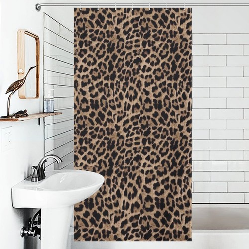 Leopard print pattern shower - leopard,