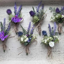 Scottish Thistle Buttonhole