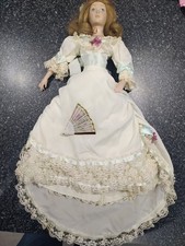 FRANKLIN MINT HEIRLOOM PORCELAIN DOLL "AMY" from LITTLE WOMEN