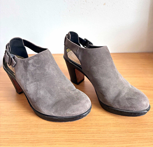 Clarks women grey - grey, suede