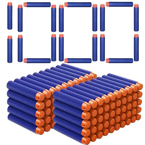 100pcs blue solid round head - 100pcs,