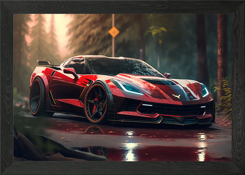 Corvette stingray framed - stingray,