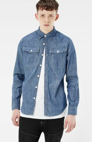 Star men denim - denim, blue