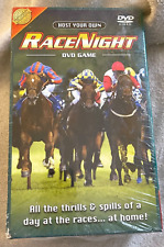 New Host your own race night dvd game Rare 1st Edition In Cellophane Box Is Worn
