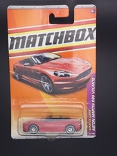 Matchbox  Aston Martin DBS Volante Red 2011 sealed long card