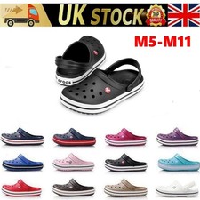 New Unisex Crocs Beach Sandals Crocband Mens Women 13 Color Adults Size-UK Gifts