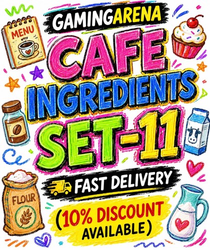 Cafe ingredient set - ingredient, 🔥