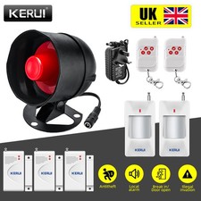 KERUI Wireless Alarm Security Burglar Door Alarm System Kit For Garage House 