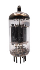 Mullard Holland ECC83 12AX7 Short Plate Parasol Getter Valve Used Tested (V14)