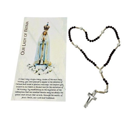Small wooden rosary - small, with