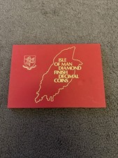 1980 Isle of Man Diamond Finish Coin Set • Pobjoy Mint • Ltd Ed 25,000 w/ COA