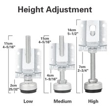 4pc Heavy Duty Leveling Feet