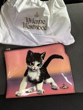 Vivienne Westwood Sloane Cat  Pouch/  Clutch Bag 