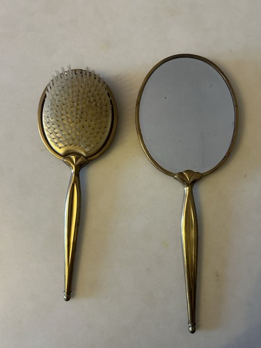 Vintage vanity copper gold - vintage, copper,