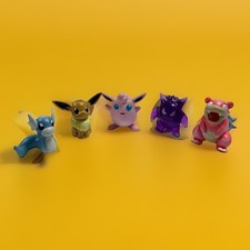 RARE 1999 Tomy Pokémon Figures Lot – Translucent Gengar +4 Gen1