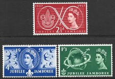 GB QEII, 1957, SG#557-559