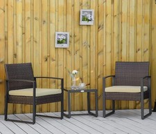 Bistro Set 2 Chairs & Table